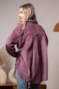 Koszula sztruksowa, AMELIA MAUVE
