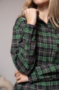 Koszula flanelowa, AMELIA FOREST GREEN