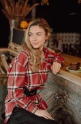 Koszula flanelowa, AMELIA RUSTY RED