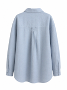 Lniana koszula niebieska_tył