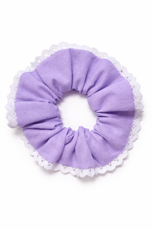 gumka-scrunchie-lniana-fioletowa.webp